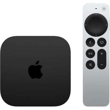 Boîtier Apple TV 4K et télécommande