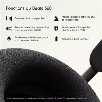 Fonctions du casque Beats 360