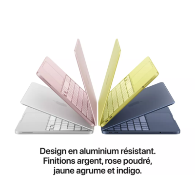 Coloris du MacBook Neo : design en aluminium